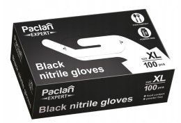 Rękawice nitrylowe czarne XL 100szt. PACLAN Paclan