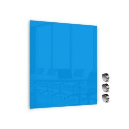 TABLICA SZKLANA MAGNETYCZNA 800X600MMNIEBIESKA (053) SZM86/N Memobe