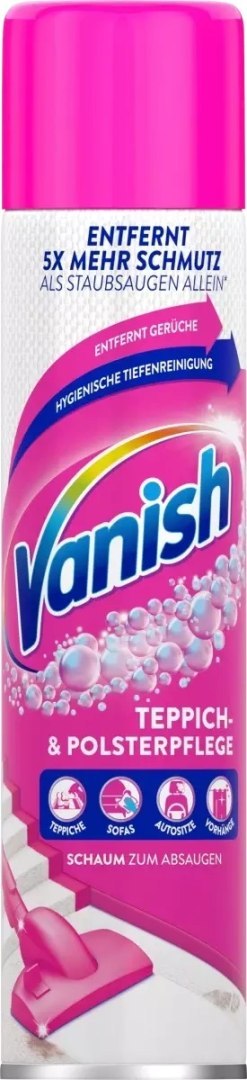 VANISH Pianka do Czyszczenia Dywanów i Tapicerki 650 ml, 06996 Vanish