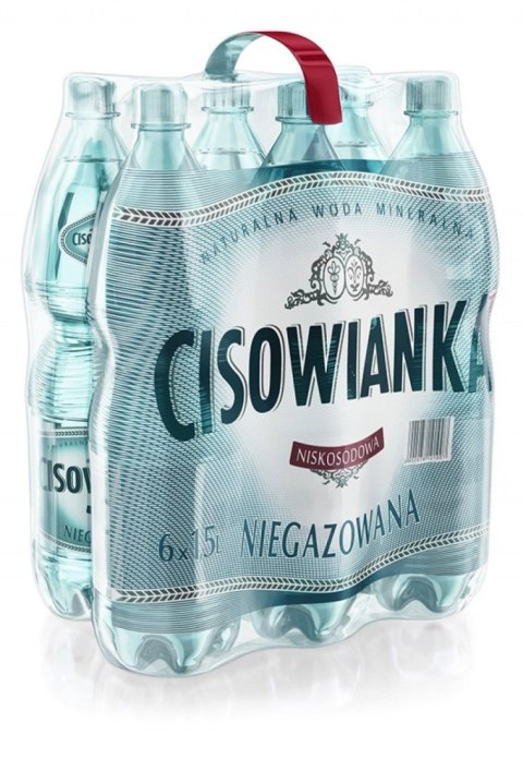 Woda CISOWIANKA 1.5l niegazowana zgrzewka 6 szt. KAUCJA Cisowianka