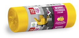 ANNA ZARADNA Worki 35l na śmieci z uszami, zapach cytrusów (28 szt.) 033638 Anna Zaradna