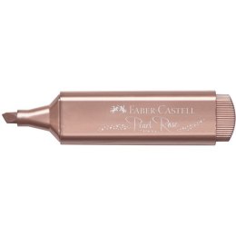 Zakreślacz 154626 METALICZNY RÓŻOWY FABER Faber-Castell