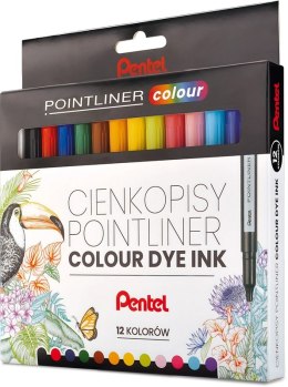 Zestawy POINTLINER colour 12 szt. S40-ST12PL Pentel Pentel