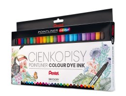 Zestawy POINTLINER colour 24 szt. S40-ST24PL Pentel Pentel