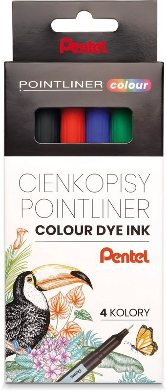 Zestawy POINTLINER colour 4 szt. S40-ST4PL Pentel Pentel
