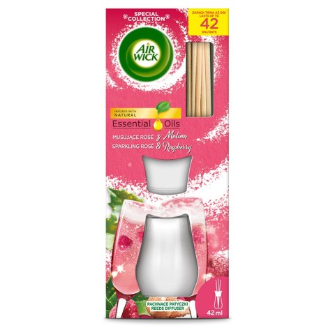 AIR WICK Odświeżacz pachnące patyczki 42ml Musujące Rose z Maliną 19021 Brait