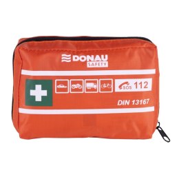 Apteczka pierwszej pomocy samochodowa DONAU SAFETY, materiałowa, DIN MINI, pomarańczowa, 32542211-07 Donau