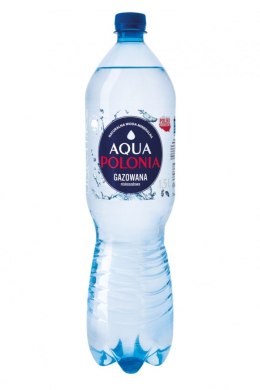 BEZ KAUCJI Woda AQUA POLONIA gazowana 1.5L zgrzewka 6 szt. Aqua Polonia