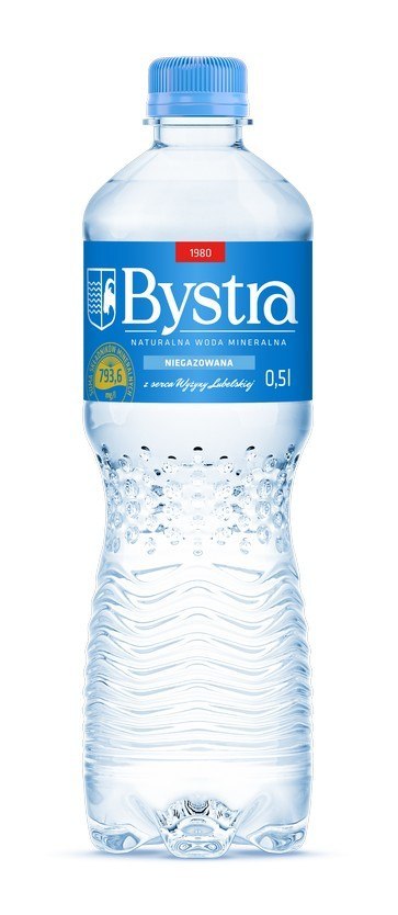 BEZ KAUCJI Woda BYSTRA 0.5l niegazowana zgrzewka 12 szt. Bystra