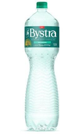BEZ KAUCJI Woda BYSTRA 1.5l gazowana zgrzewka 6 szt. Bystra