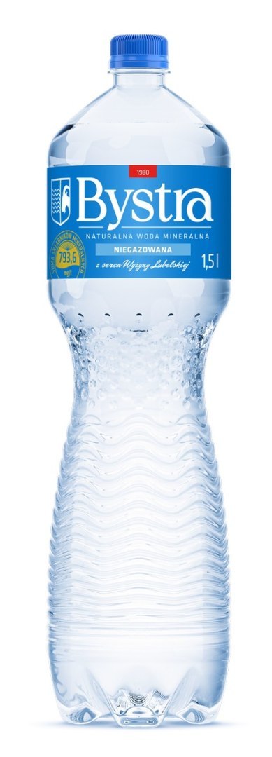 BEZ KAUCJI Woda BYSTRA 1.5l niegazowana zgrzewka 6 szt. Bystra