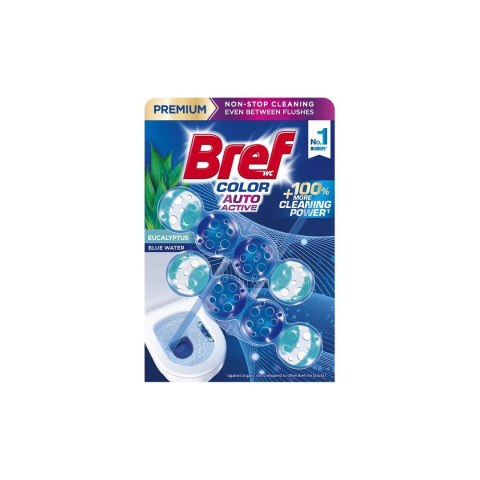 BREF Zawieszka WC COLOR AUTO AKTIV EUCALYPTUS 2x50g 54046 Bref