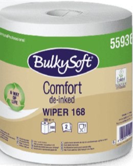 BulkySoft Comfort de-inked EKOLOGICZNE czyściwo papierowe 2w. 168m, 800 odcinków 55936 Bulky Soft