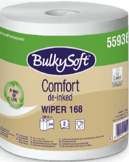 BulkySoft Comfort de-inked EKOLOGICZNE czyściwo papierowe 2w. 168m, 800 odcinków 55936 Bulky Soft