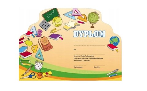 Dyplom A4 ABC (napis) 250g., 10 arkuszy, 219225 GALERIA PAPIERU SALE Argo