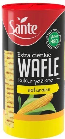 Extra Cienkie Wafle Kukurydziane 120g, 0751 SANTE Sante