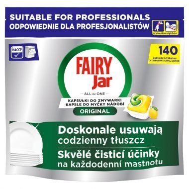 FAIRY Kapsułki do zmywarki Kaps Professional Lemon 140 sztuk 95614 Fairy