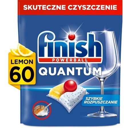 FINISH Kapsułki do zmywarki QUANTUM LEMON 60 szt. 04898 Finish