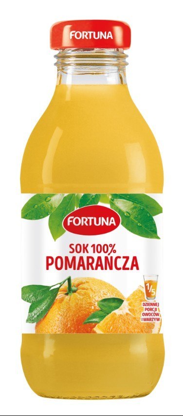FORTUNA POMARAŃCZOWY 300ml butelka szkło Fortuna