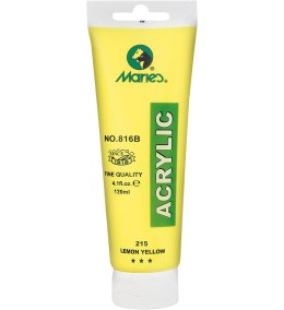 Farba akrylowa MARIES 816B-215 120 ml żółty, 170-2598 Maries