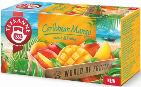 Herbata TEEKANNE World of Fruits, Karaibskie Mango, 20 kopert Teekanne