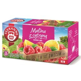 Herbata TEEKANNE malina z cytryną 20 kopert Teekanne
