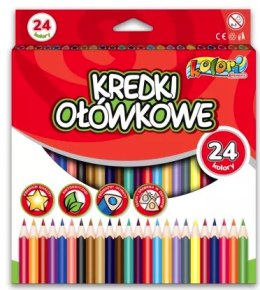 Kredki ołówkowe trójkątne 24 kolory TT8357 SALE Penmate