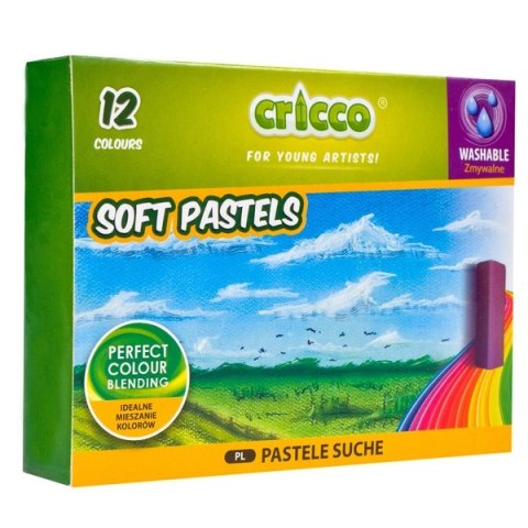 Kredki pastele suche CRICCO 12kol CR491K12 Cricco