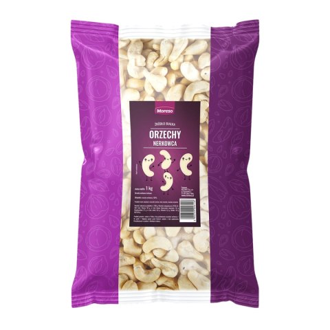MORESO Orzechy nerkowca całe 1kg Moreso