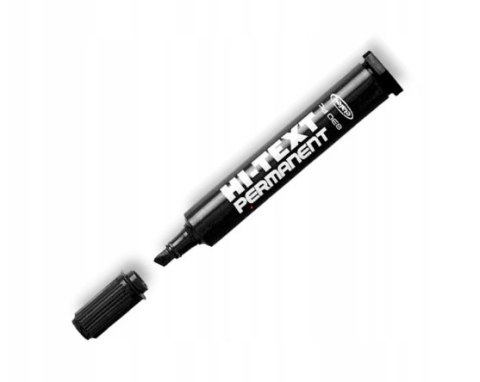 Marker 830PC ścięty czarny permanentny (12) EURO (X) SALE Eurospark