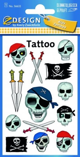 Naklejki ZF TATTO Piraci 56632 Z-DESIGN KIDS Avery Zweckform