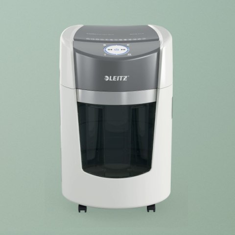 Niszczarka IQ Optimax Small Office 350, P5, 8 kartek, kosz 22 l, 83590000, Leitz. Leitz