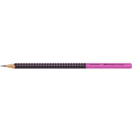 Ołówek GRIP 2001 TWO TONE CZARNY/RÓŻOWY Faber-Castell 517011 FC Faber-Castell