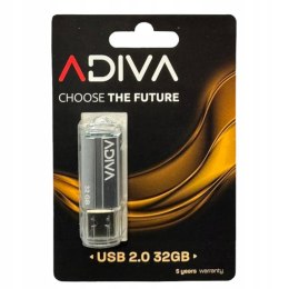Pamięć Pendrive ADIVA 32GB czarny USB 2.0 Adiva