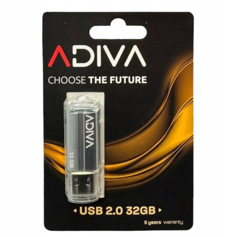 Pamięć Pendrive ADIVA 32GB czarny USB 2.0 Adiva