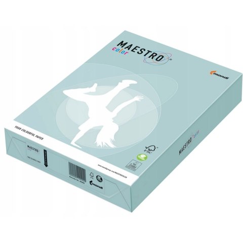 Papier xero MAESTRO COLOR A4 160g 250 ark. BL29 j.niebieski pastel Maestro