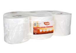 Papier toaletowy JUMBO PREMIUM 270003 2 warstwy 120m biały (12szt.) makulatura PUFFO Puffo
