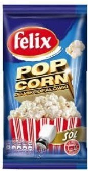 Popcorn do mikrofalówki Felix 90g solony Felix