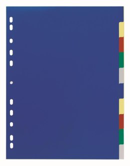 Przekł. PP A4, kolorowe indeks, 10 części, po szerzone 674727 DURABLE Durable