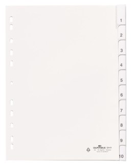 Przekładki PP A4/10 indeksów 644102 Durable