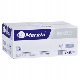 Ręczniki papierowe składane ZZ Merida zielone, 4000 szt./op., VKZ011 Papernet