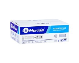 Ręczniki składane ZZ 3000 listków, 25pacz., białe, MERIDA TOP SLIM VTE202 Merida