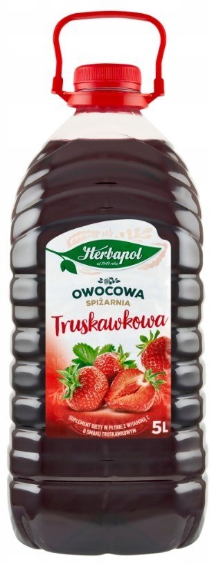 Syrop HERBAPOL Truskawka, 6500g/5l Herbapol
