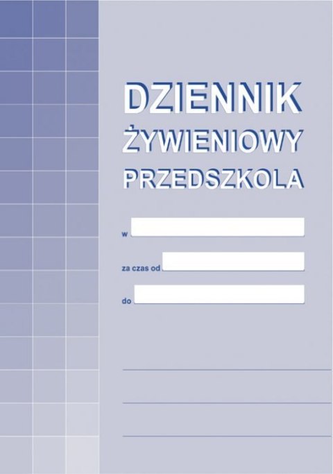 A-10-1 Dziennik żywieniowy przedszkola Michalczyk i Prokop A-10-1 Dziennik żywieniowy przedszkola Michalczyk i Prokop