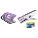 Dziurkacz mini Rapid ColourBreeze FC5, 10 kartek, 5 lat gwarancji, lawendowy 5001534 Rapid