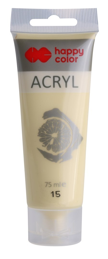 Farba akrylowa 75ml, jasnożółty limonkowy, Happy Color HA 7370 0075-15 Happy Color Farba akrylowa 75ml, jasnożółty limonkowy, Happy Color HA 7370 0075-15 Happy Color