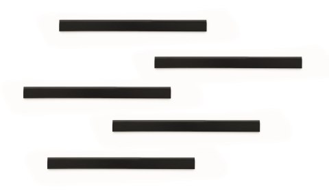 Listwa samoprzylepna magnetyczna 210mm (5szt.) czarna 470601 DURABLE DURAFIX (X) Durable