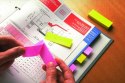 Znaczniki POST-IT (670/5), papier, 15x50mm, 5x100 kart., mix kolorów neonowy Post-It 3M