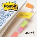 Znaczniki POST-IT (670/5), papier, 15x50mm, 5x100 kart., mix kolorów neonowy Post-It 3M