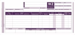 Wydanie materiałów na zewnątrz WZ, 1/3 A4 80 kartek, 10-351-8 DOTTS Dotts